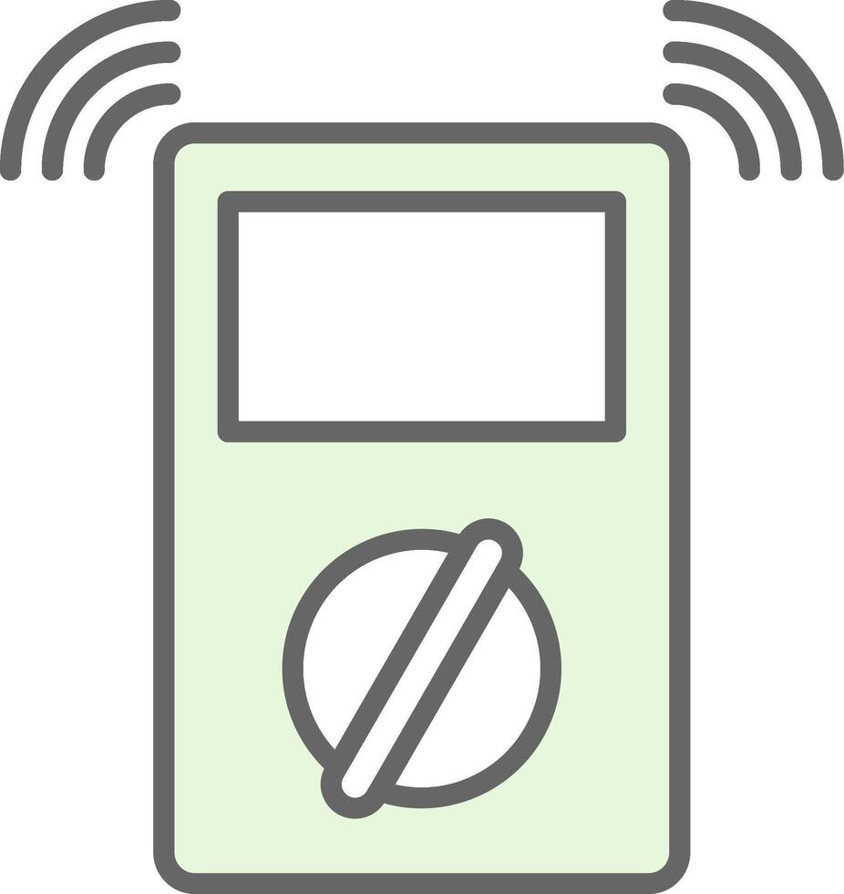 Metre Fillay Icon Design vector