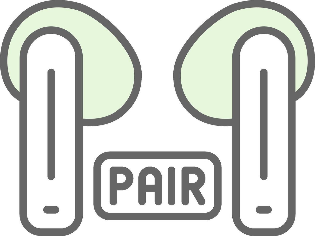 Pairing Fillay Icon Design vector