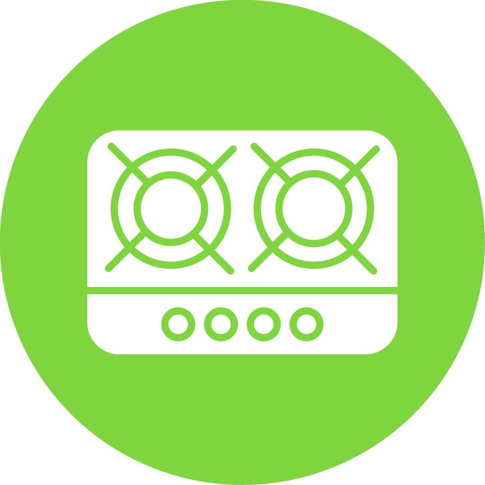 Hob Multi Color Circle Icon vector