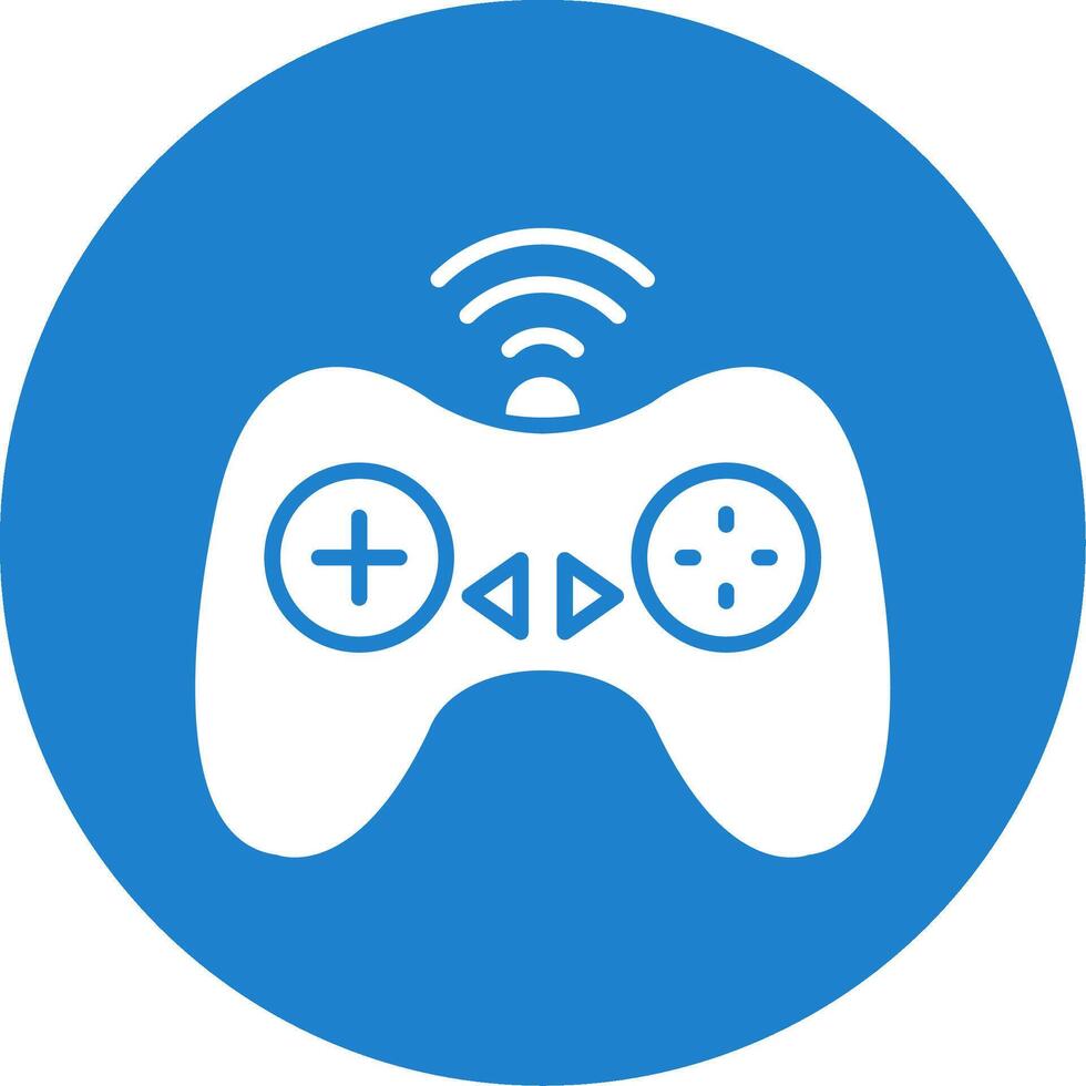 Controller Multi Color Circle Icon vector