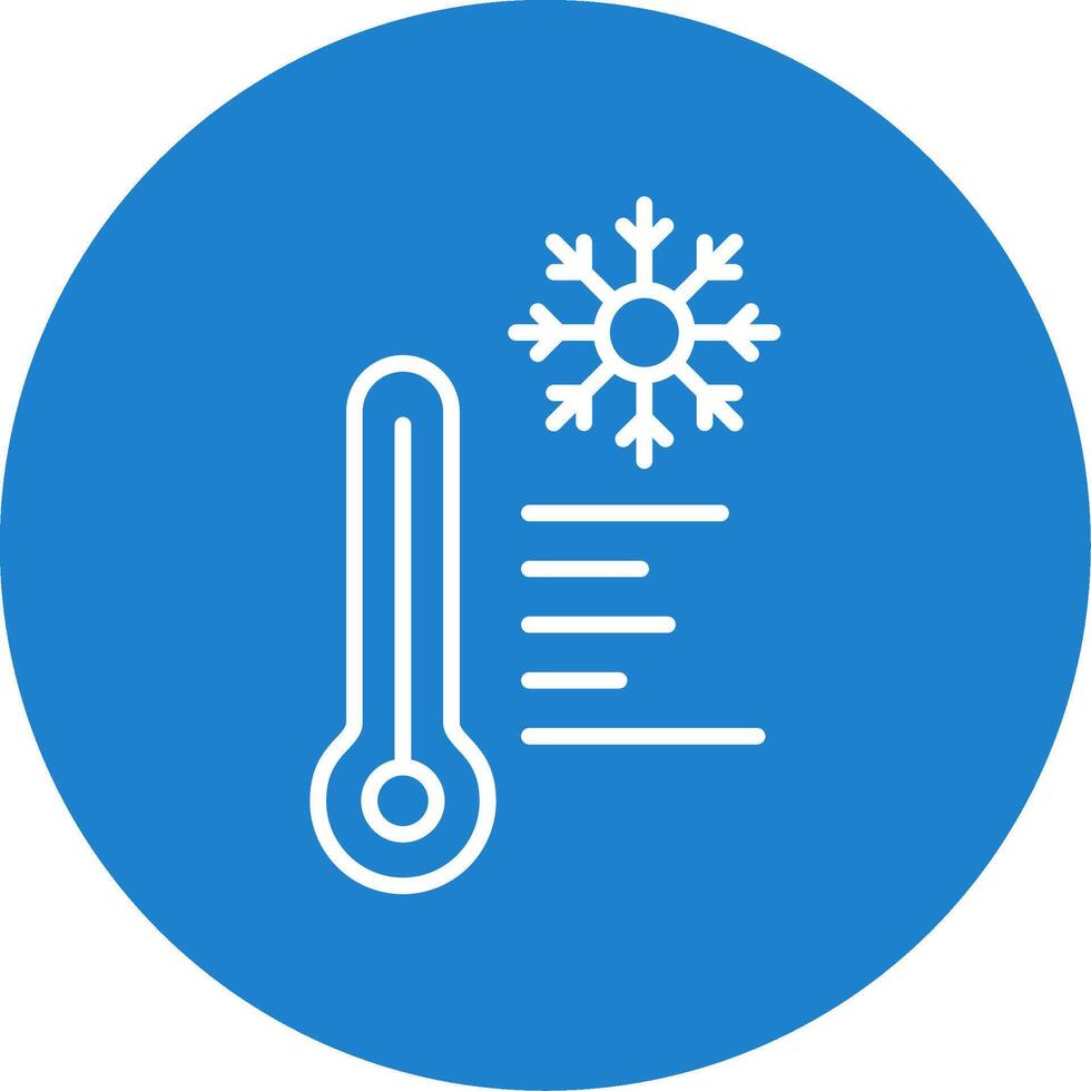 Cold Multi Color Circle Icon vector