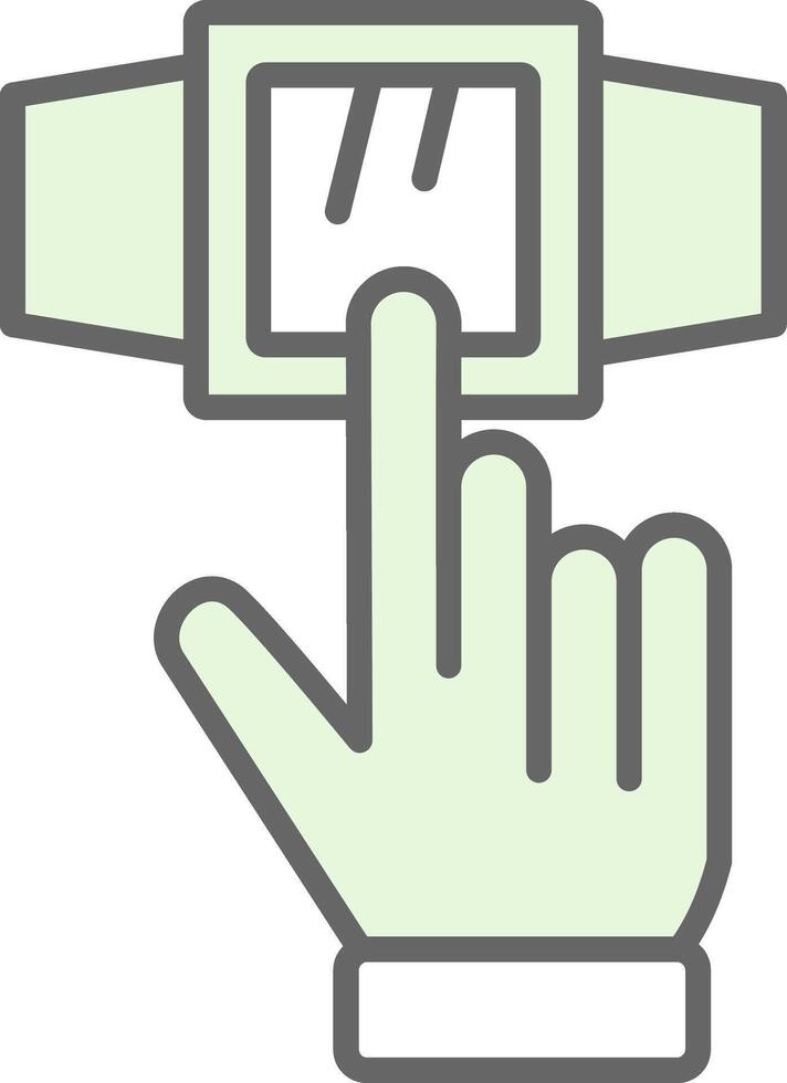 Smartwatch Fillay Icon Design vector