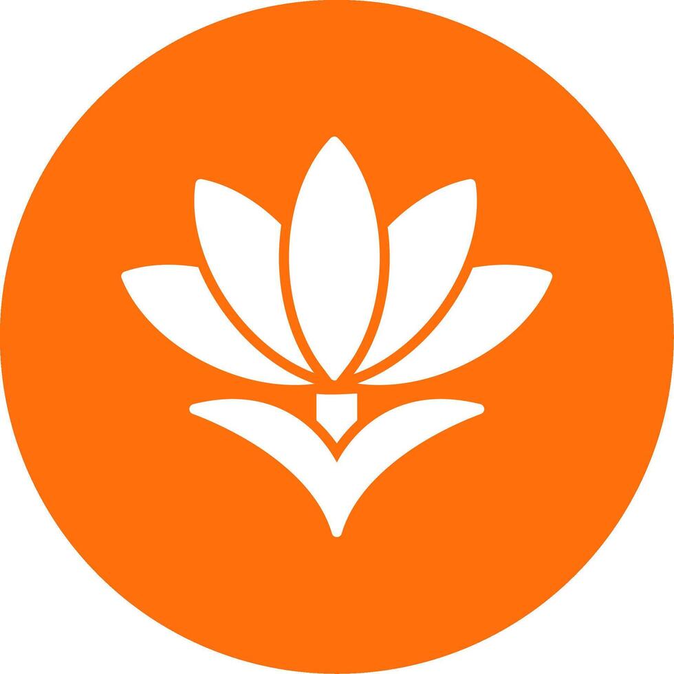 Saffron Multi Color Circle Icon vector