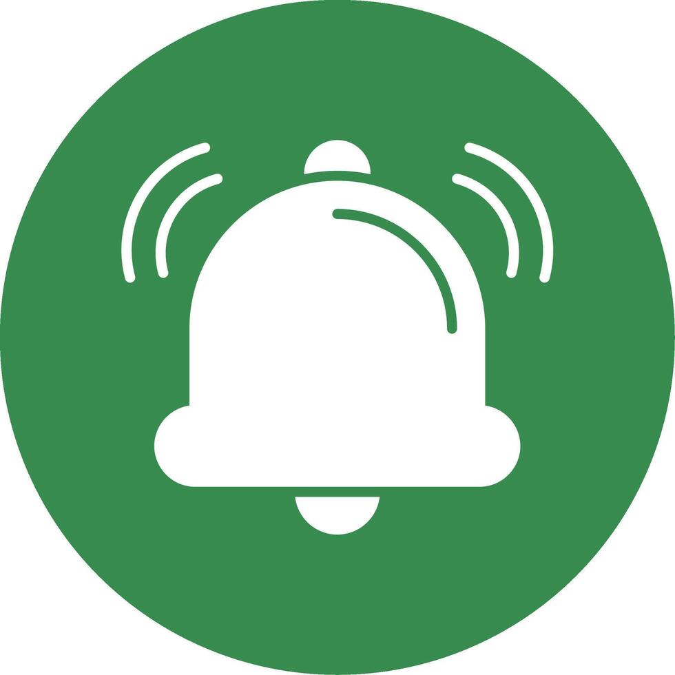 Bell Multi Color Circle Icon vector