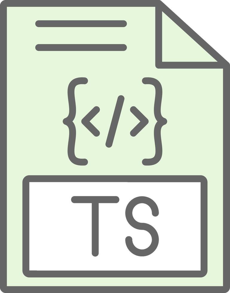 Ts Fillay Icon Design vector