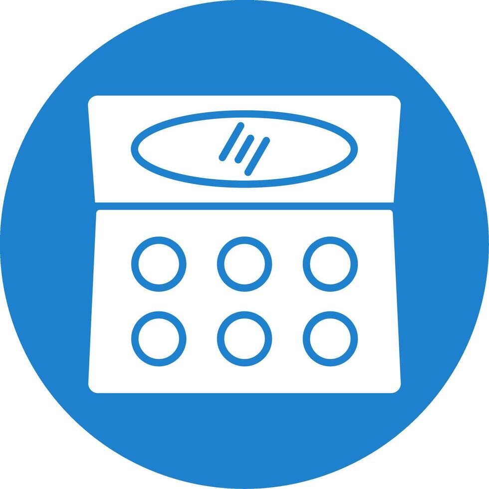 Contour Multi Color Circle Icon vector
