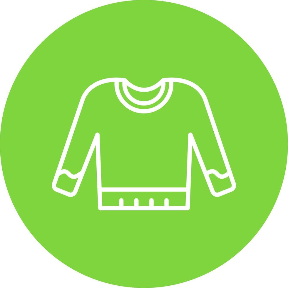 Jumper Multi Color Circle Icon vector