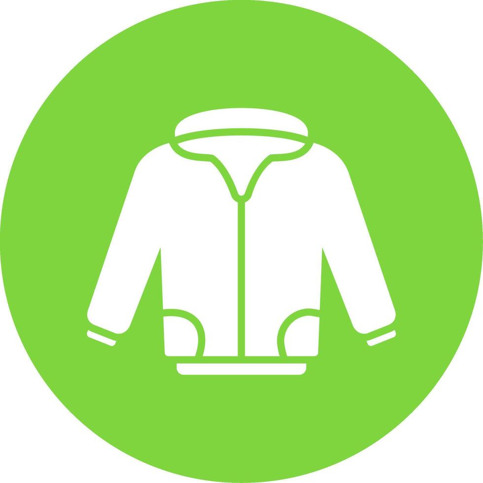 Jacket Multi Color Circle Icon vector