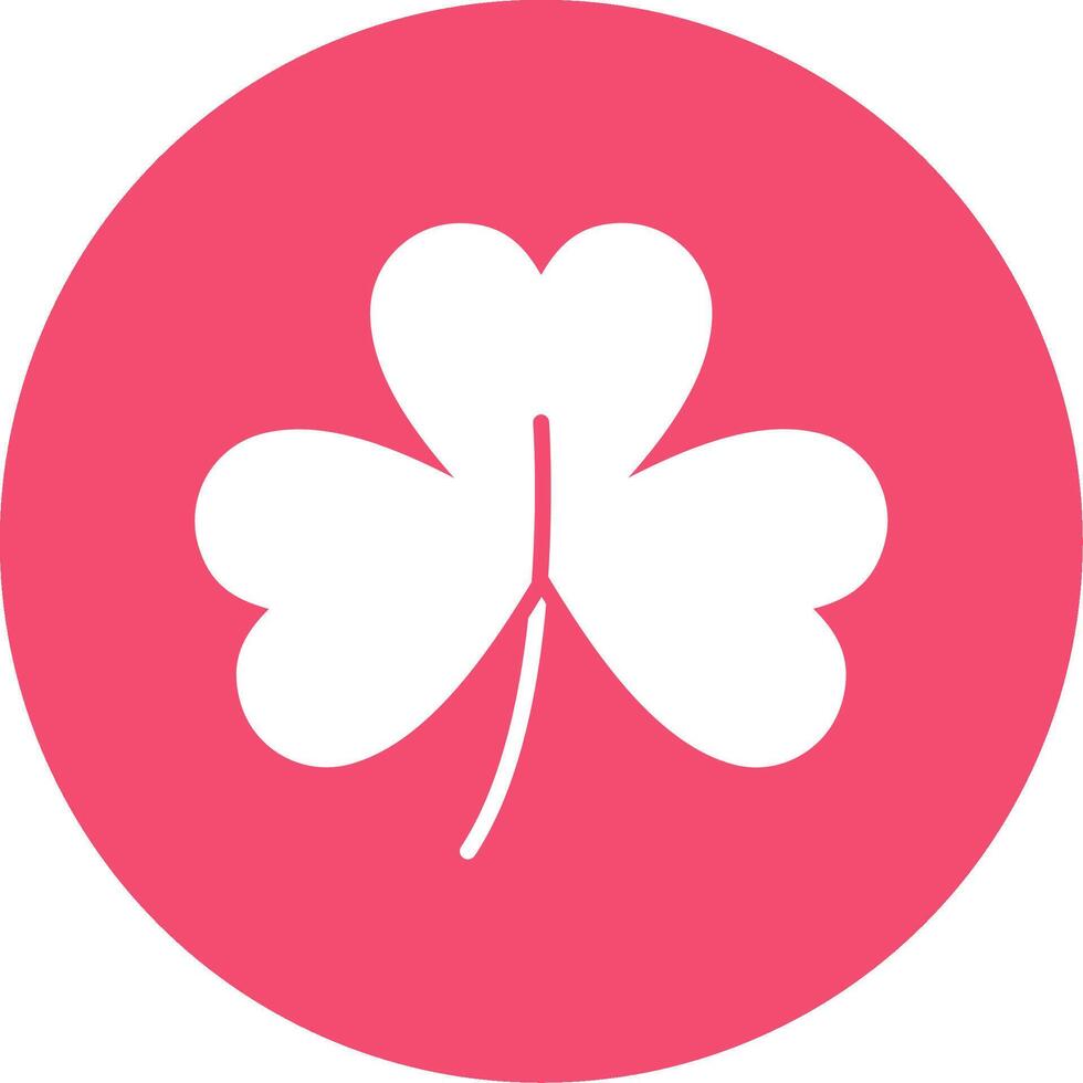 Clover Multi Color Circle Icon vector