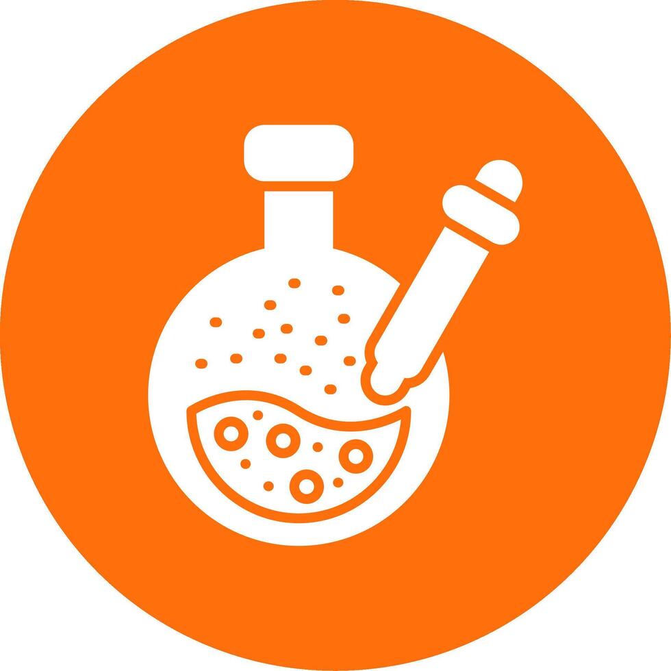 Pipette Multi Color Circle Icon vector