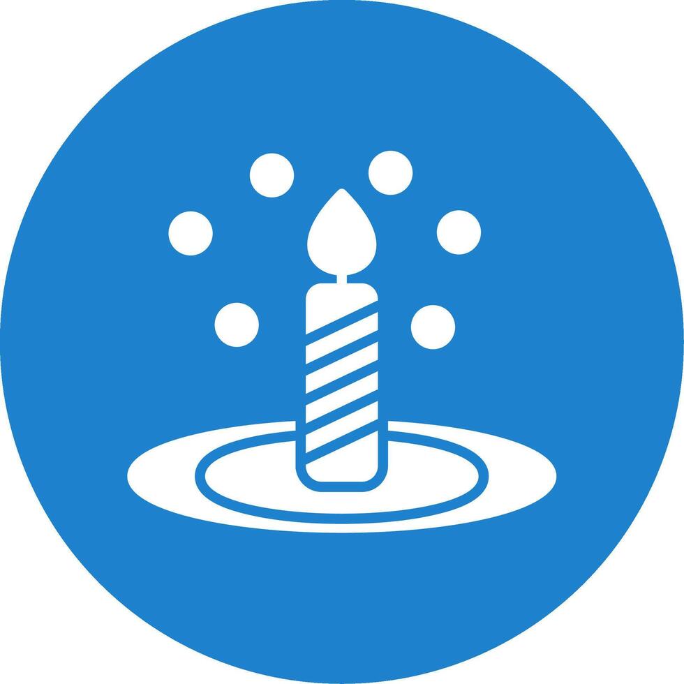 Bunsen Burner Multi Color Circle Icon vector