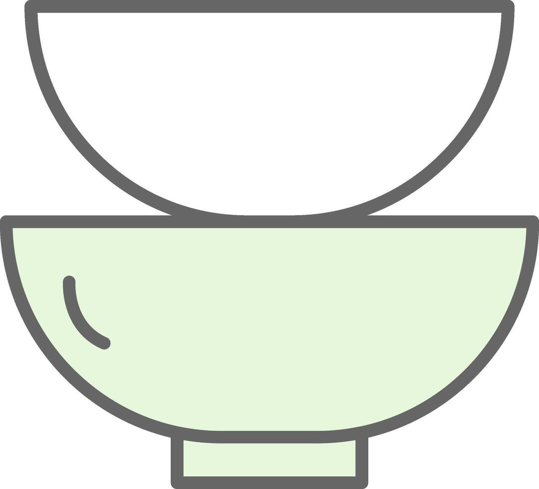 Dishes Fillay Icon Design vector