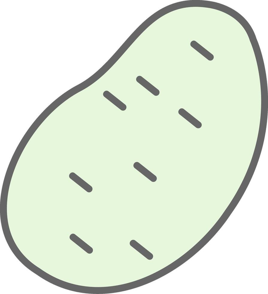 Potato Fillay Icon Design vector