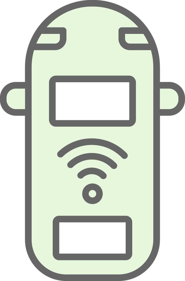 Car Fillay Icon Design vector