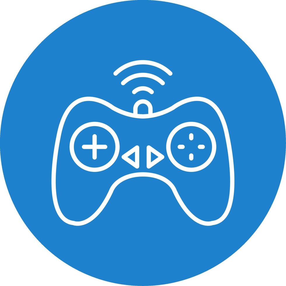 Controller Multi Color Circle Icon vector