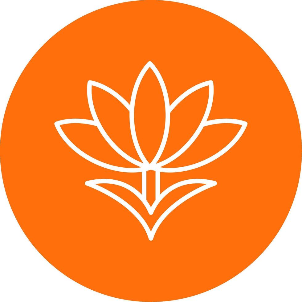Saffron Multi Color Circle Icon vector