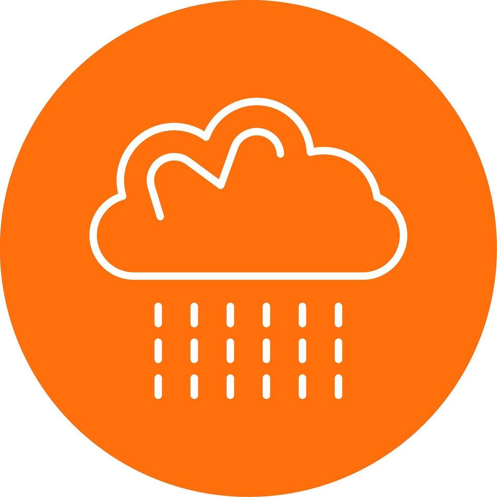 Weather Multi Color Circle Icon vector