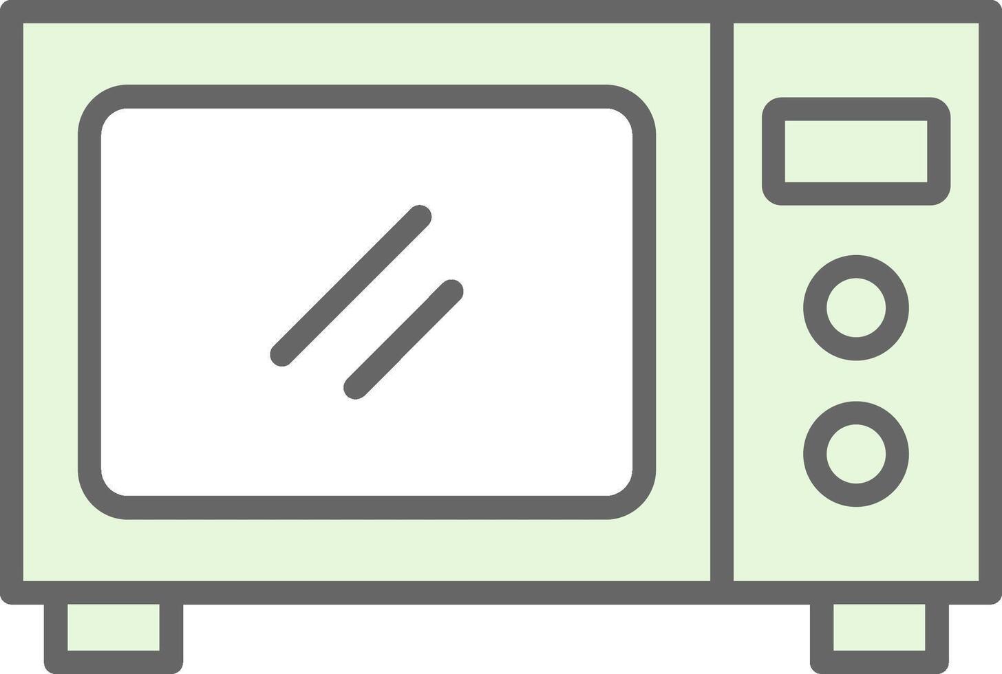 Microwave Fillay Icon Design vector