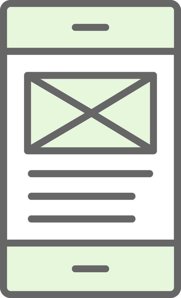 Email Fillay Icon Design vector