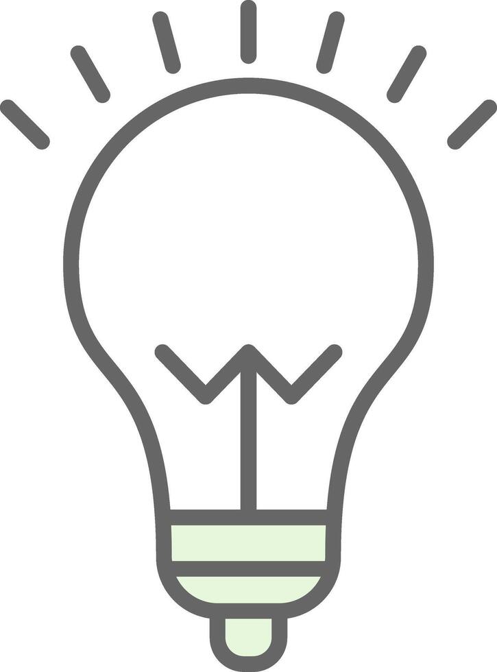 Idea Fillay Icon Design vector