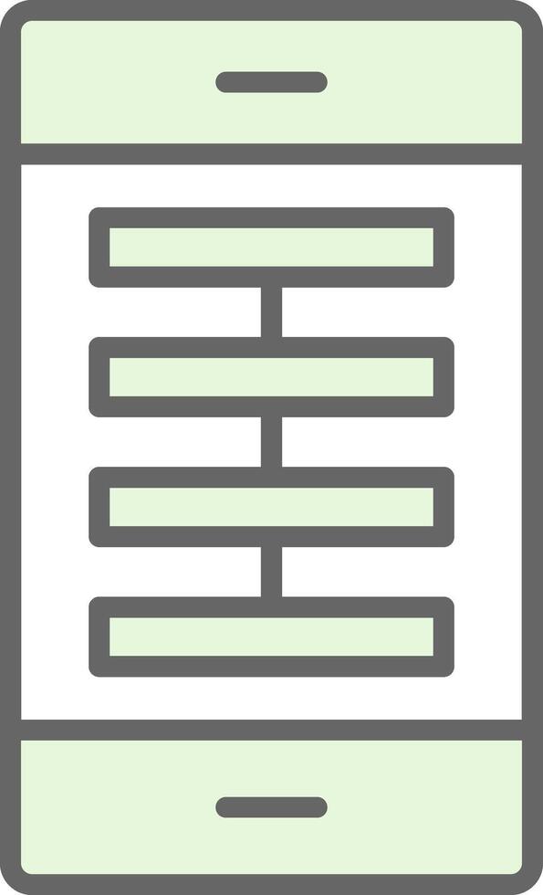 App Fillay Icon Design vector