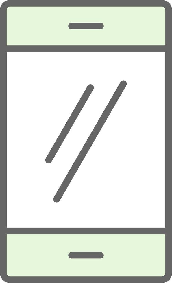 Smartphone Fillay Icon Design vector