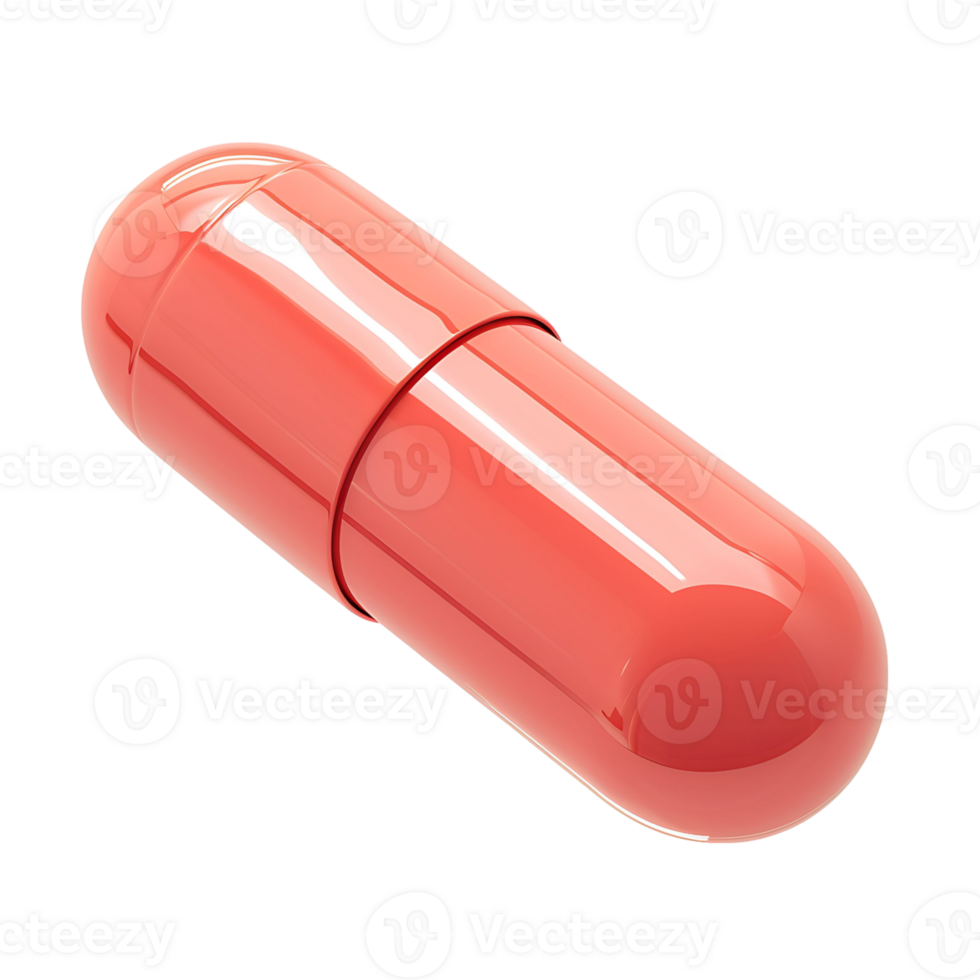 3d pills drug on isolated transparent background png
