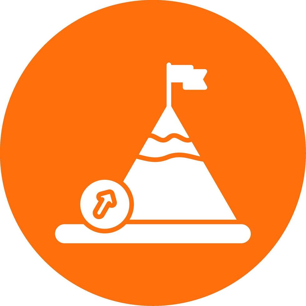 Boulder Multi Color Circle Icon vector