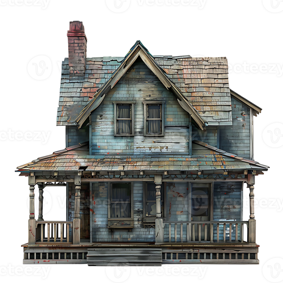 Old house on isolated background png