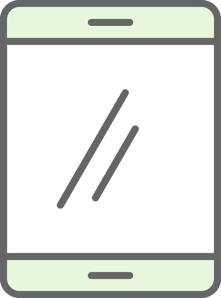 Smartphone Fillay Icon Design vector