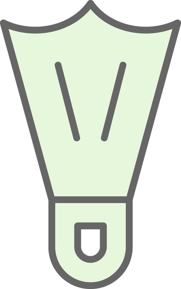 Flippers Fillay Icon Design vector