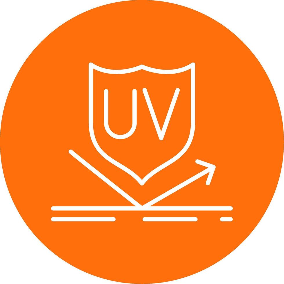 UV Protection Multi Color Circle Icon vector