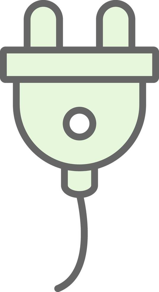 Wall Plug Fillay Icon Design vector