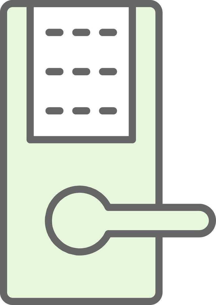 Handle Fillay Icon Design vector