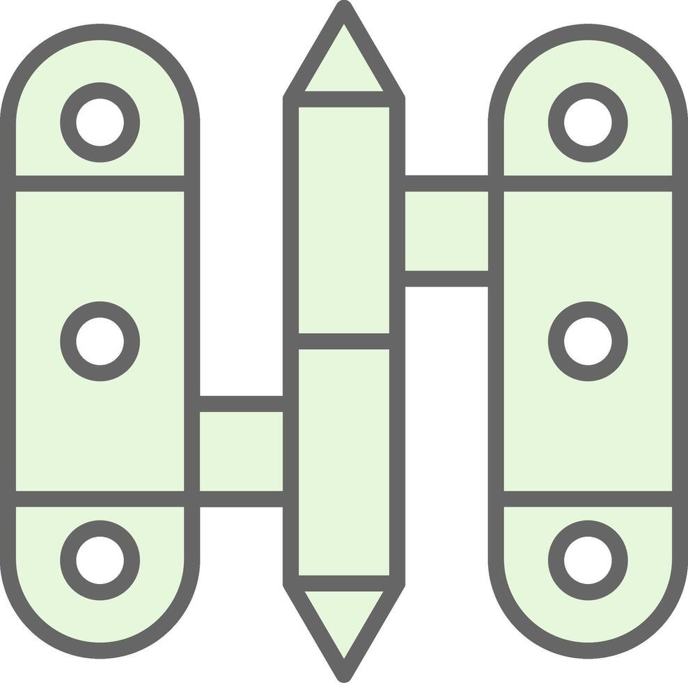 Hinge Fillay Icon Design vector