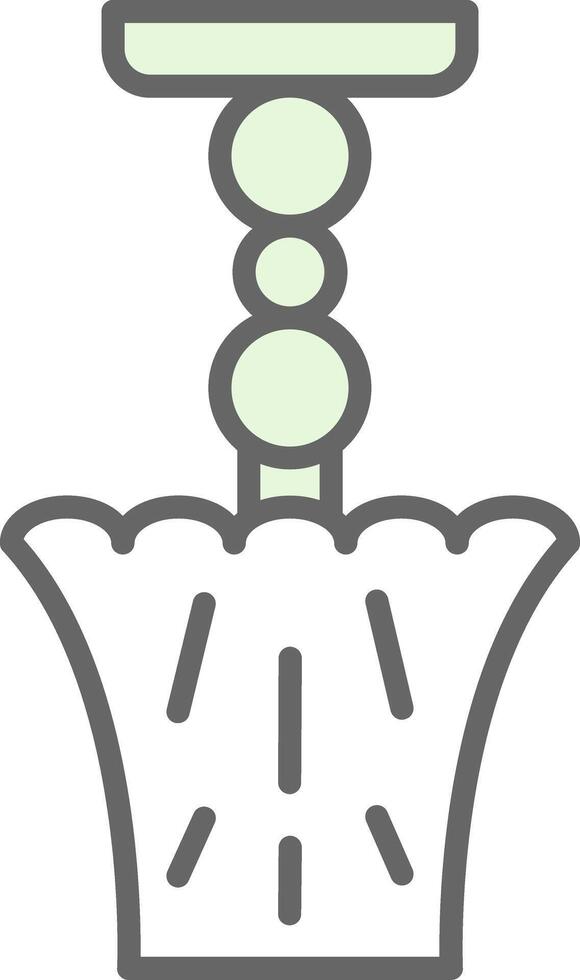 Lamp Fillay Icon Design vector