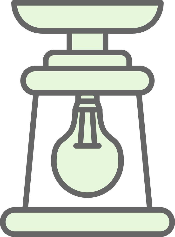 Lantern Fillay Icon Design vector