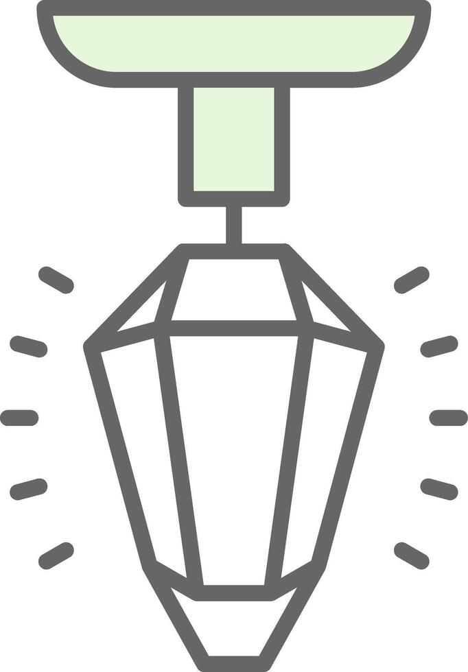 Street Light Fillay Icon Design vector