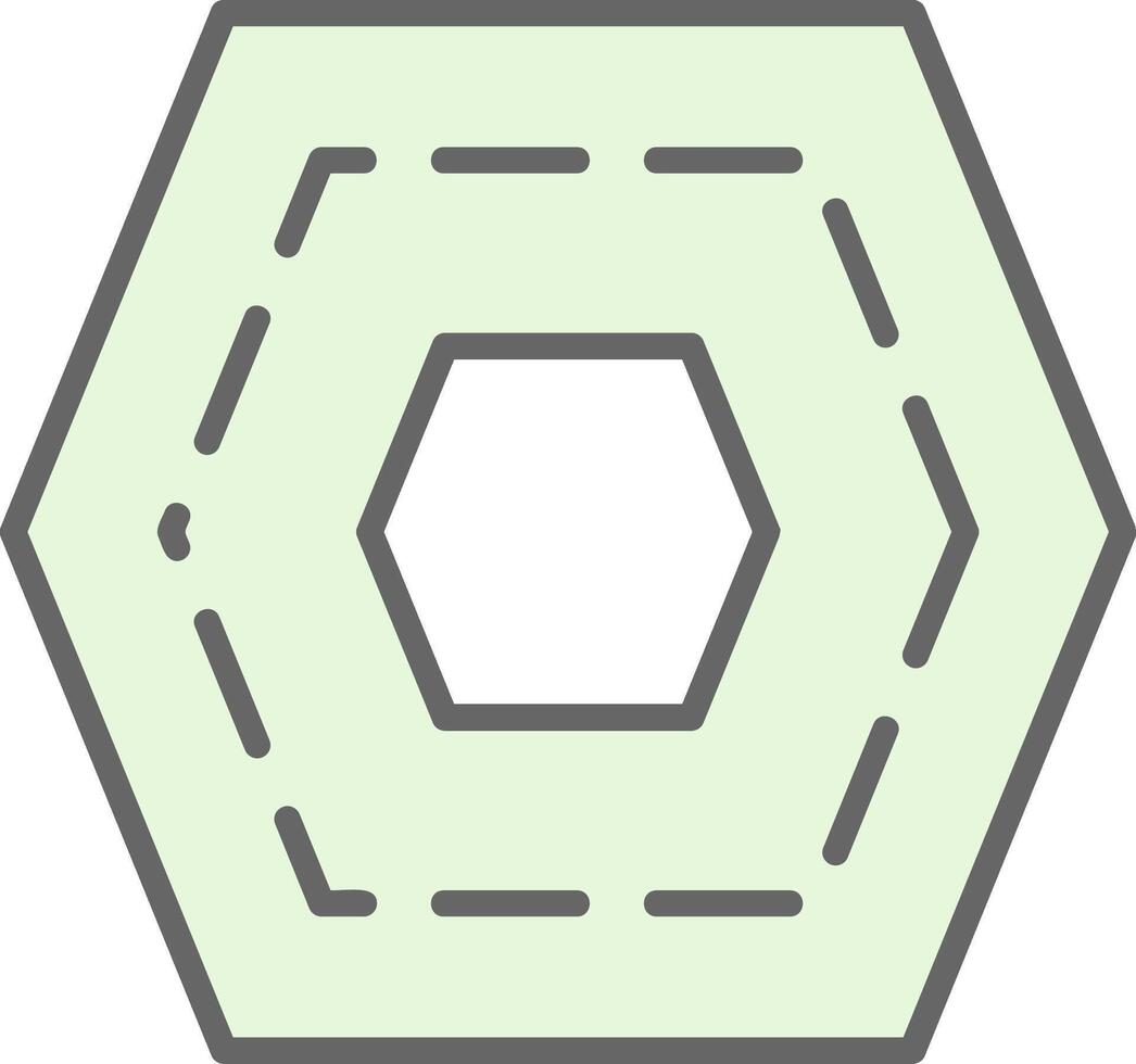 Nut Fillay Icon Design vector
