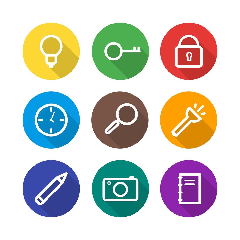 Set flat icon for medical design. Infographic elements concept. vector