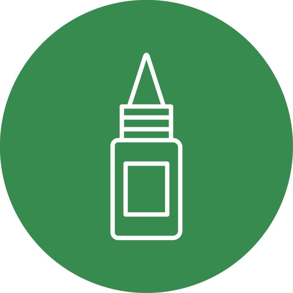 Bottle Multi Color Circle Icon vector