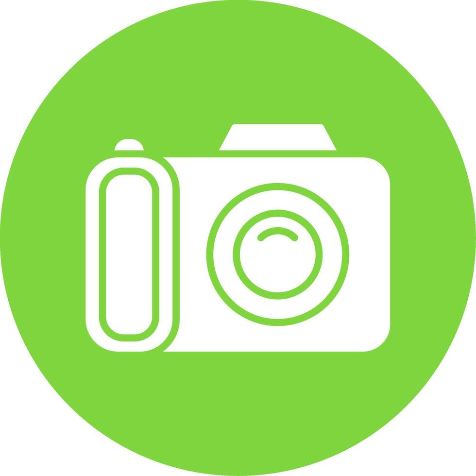 Camera Multi Color Circle Icon vector