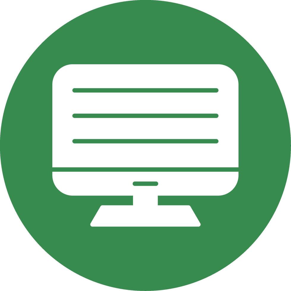 Computer Multi Color Circle Icon vector