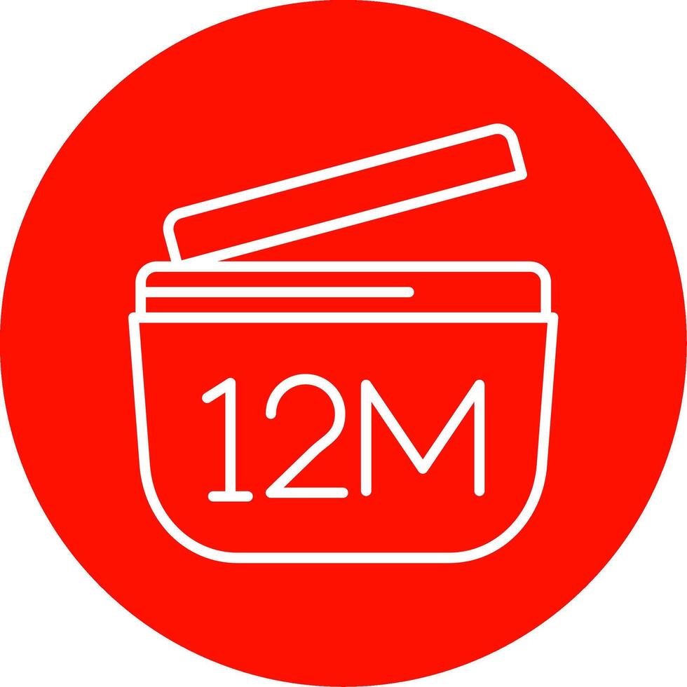 Expiry Multi Color Circle Icon vector