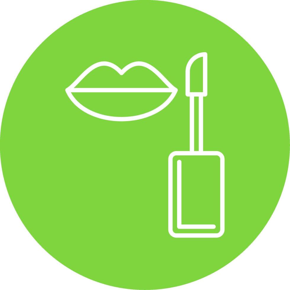 Lipgloss Multi Color Circle Icon vector