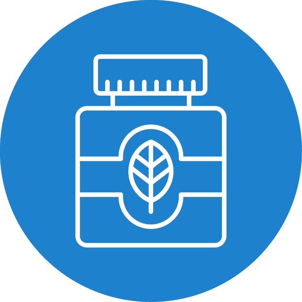 Essential Oil Multi Color Circle Icon vector