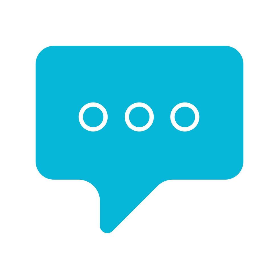 illustration of bubble chat on white background vector