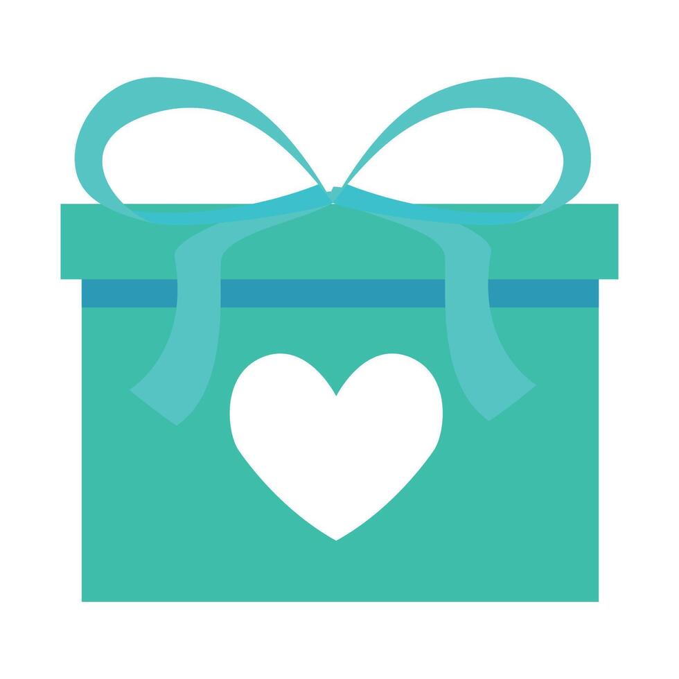 Hand drawn christmas gift illustration on white background vector