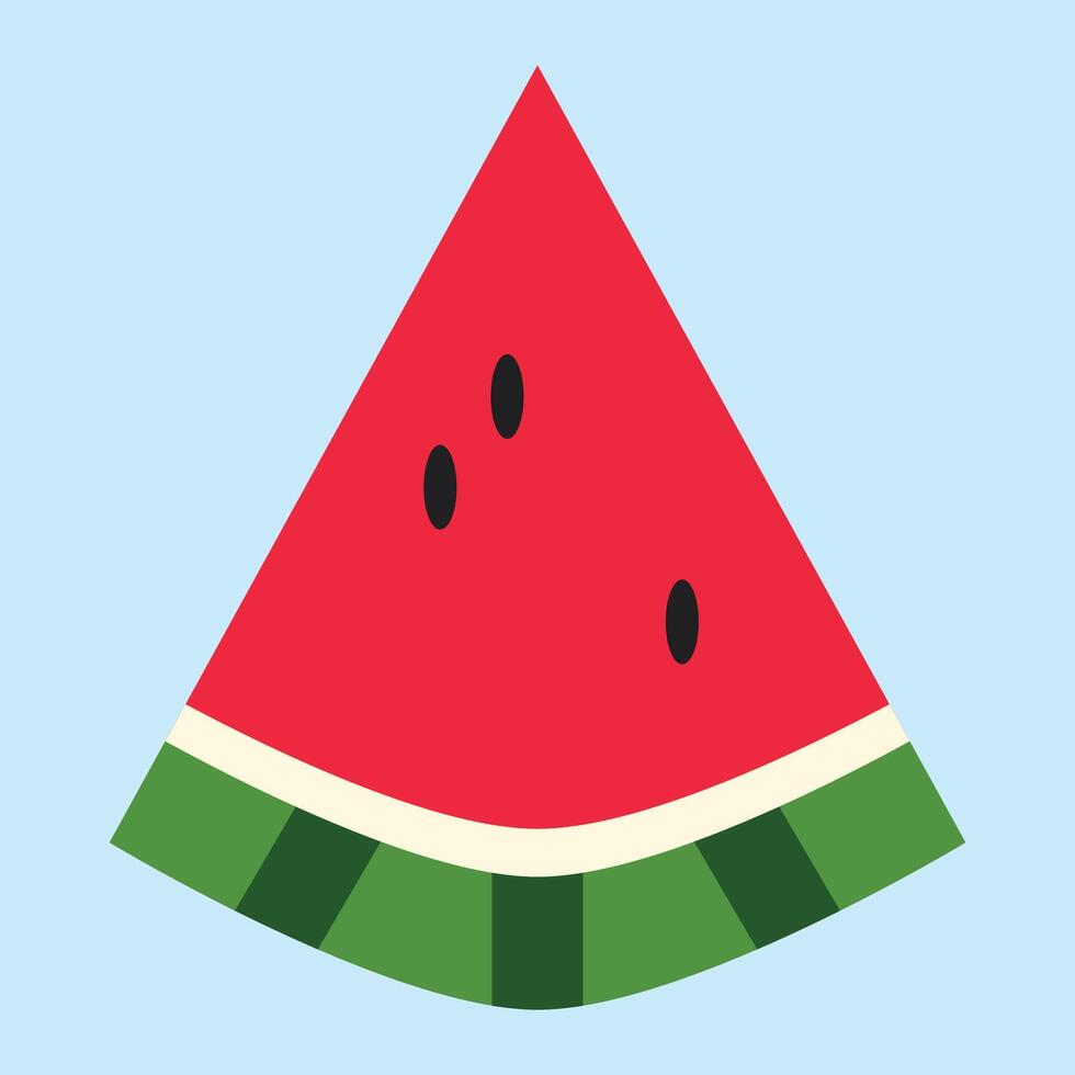 watermelon icon. watermelon slice fruit illustration vector