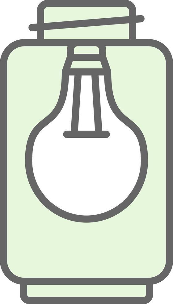 Lamp Fillay Icon Design vector